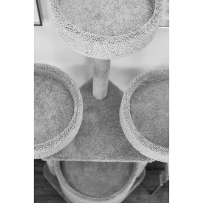 Prestige Cat Trees 130014-Beige Main Coon Cat House Cat Tree